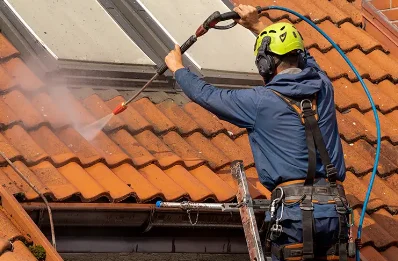 Démoussage et hydrofuge de toiture à Saxon-Sion